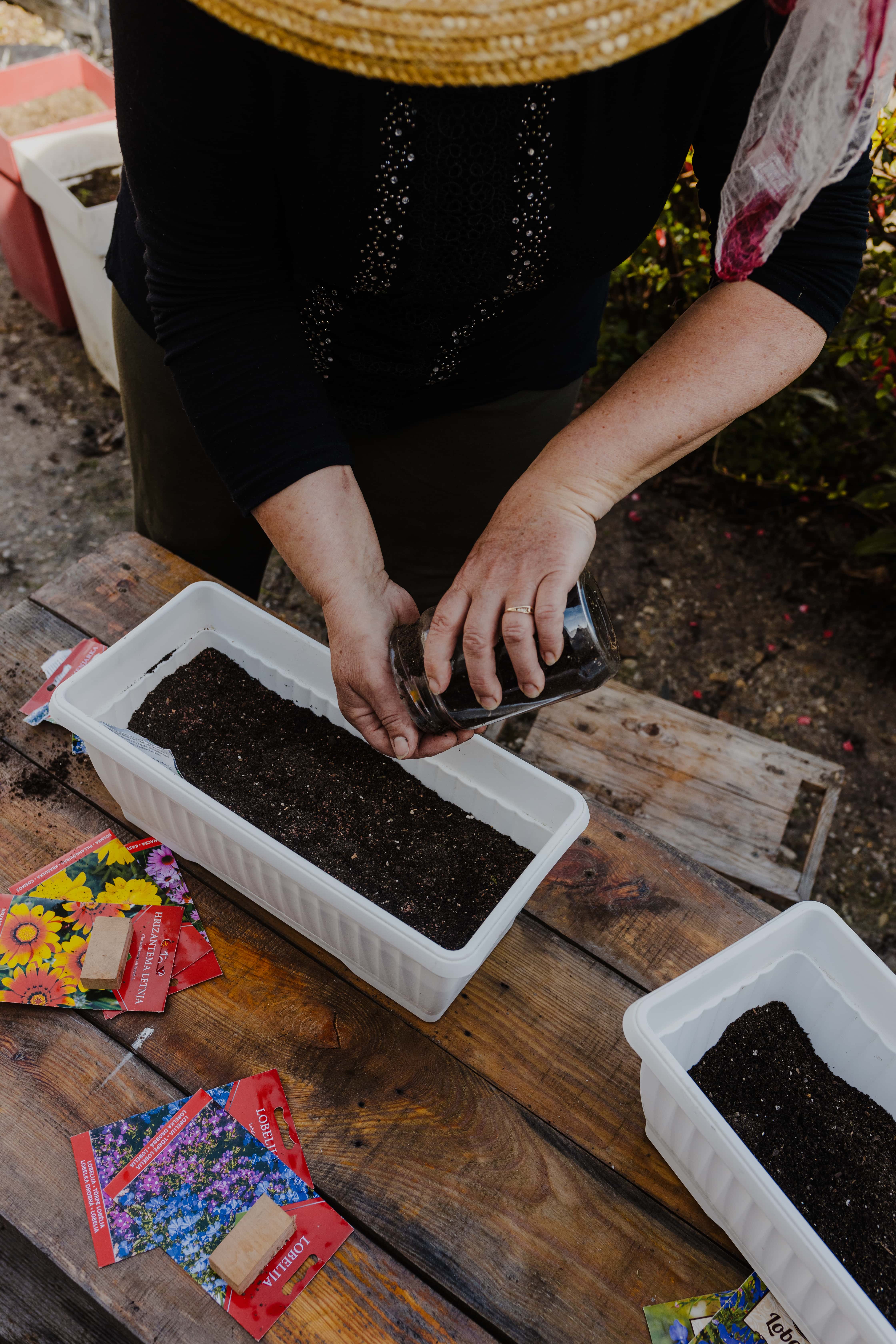 Community gardening activity